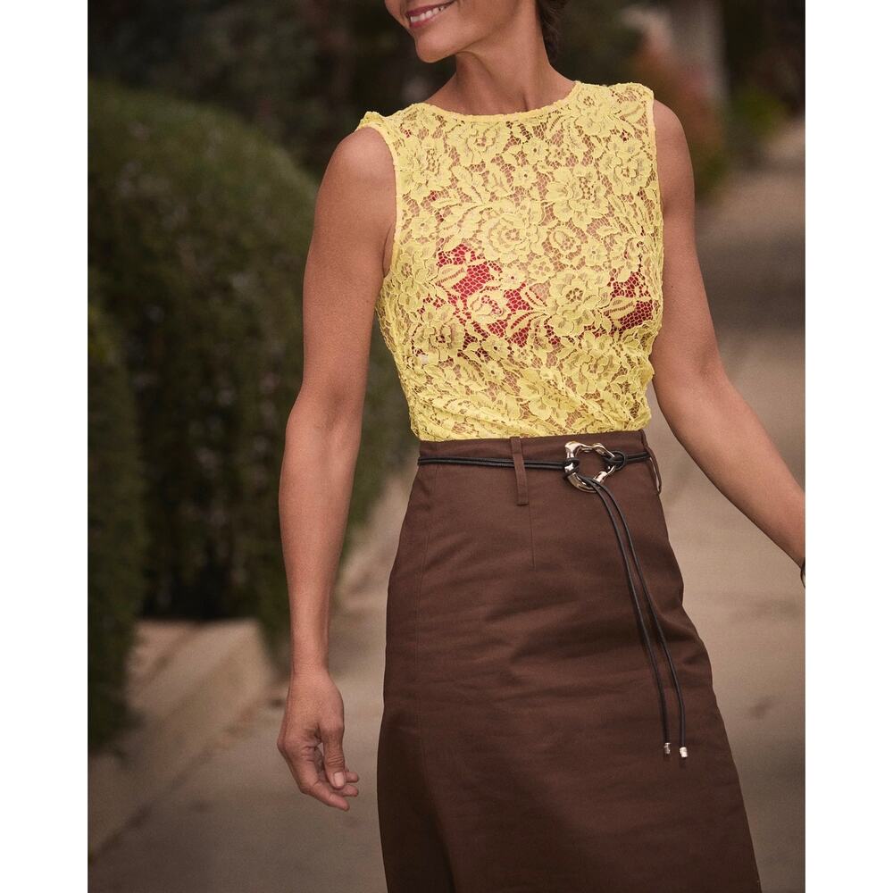 New few Moda X Le catch brown skirt size 0 $172 - Picture 3 of 7